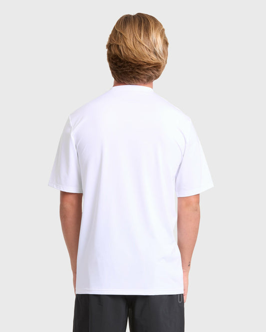 Men's Billabong All Day Wave Loose Fit Short Sleeve Surf Tee - White