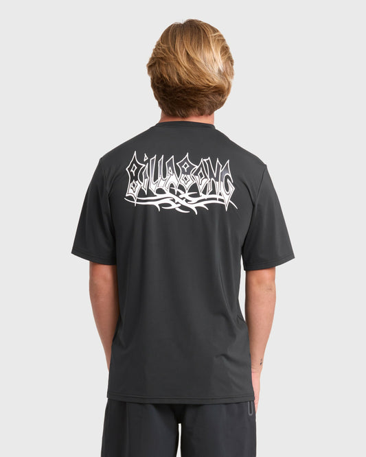 Men's Billabong Rift Short Sleeve Surf Tee - Black