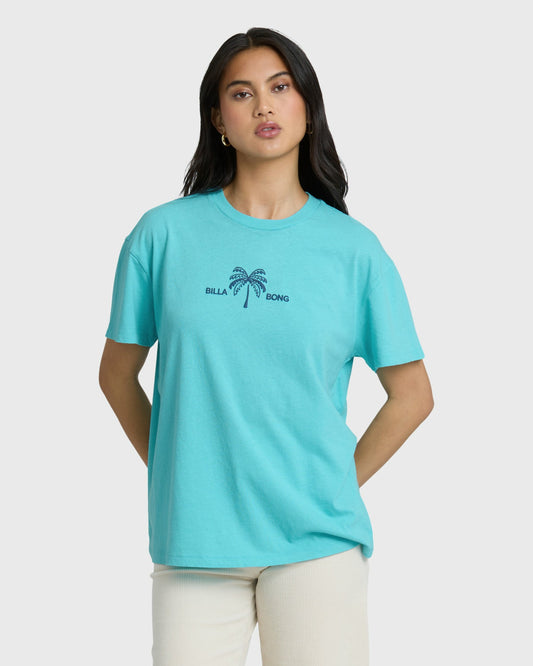 Women's Billabong Rip Currents Short Sleeve T-Shirt - Ocean Spray